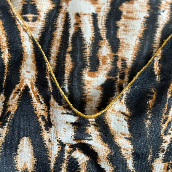 Gabrielle Intimates Animal Print Kaftan Muumuu Mumu O/S - Picture 7 of 7